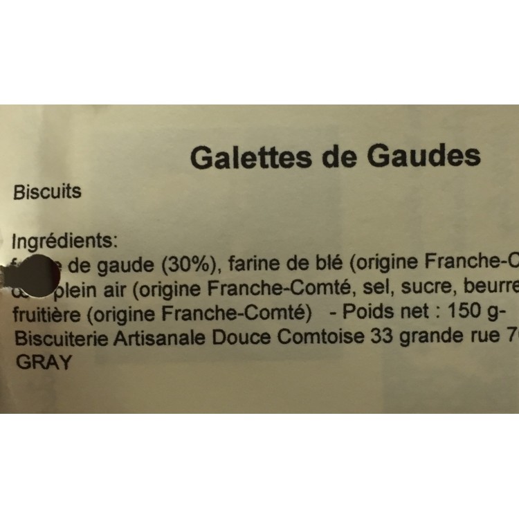 Galettes de Gaudes