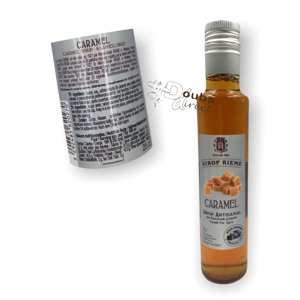 Sirop Rieme Sirop Rieme Caramel 25cl - Doubs Direct