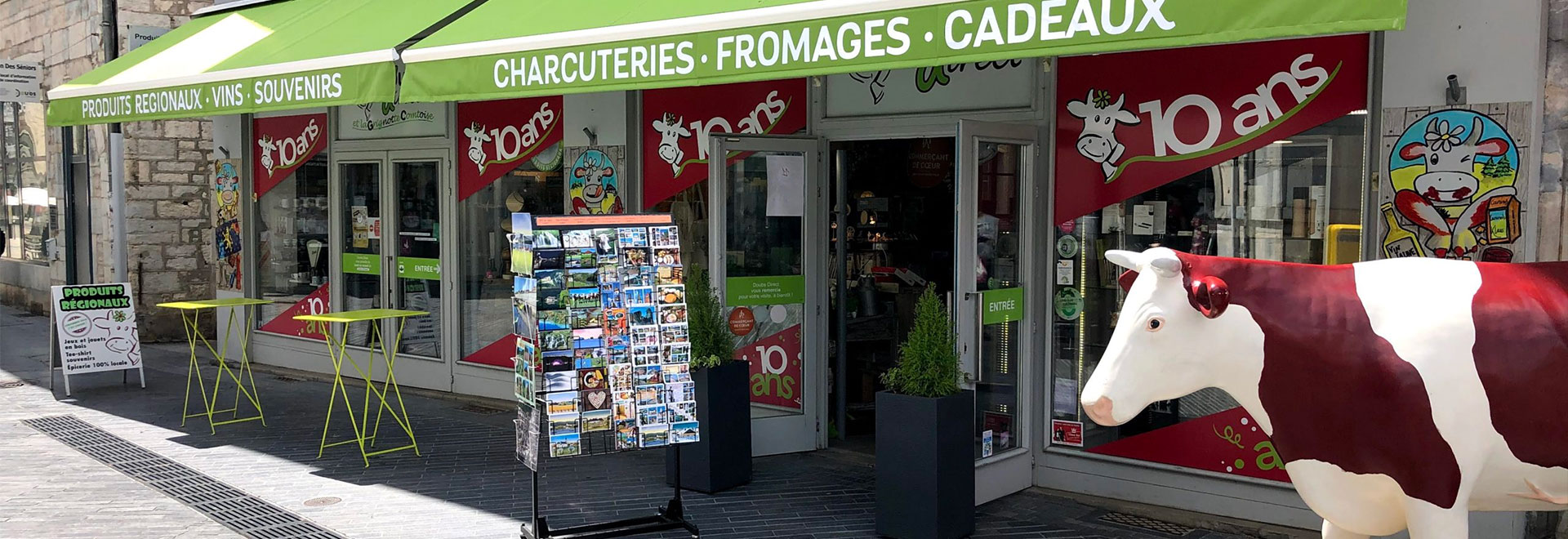 magasin centre ville Besançon produit régional