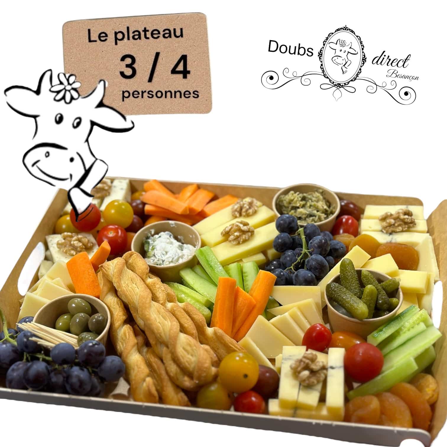 From'végétal accord parfait entre légumes et fromages comtois