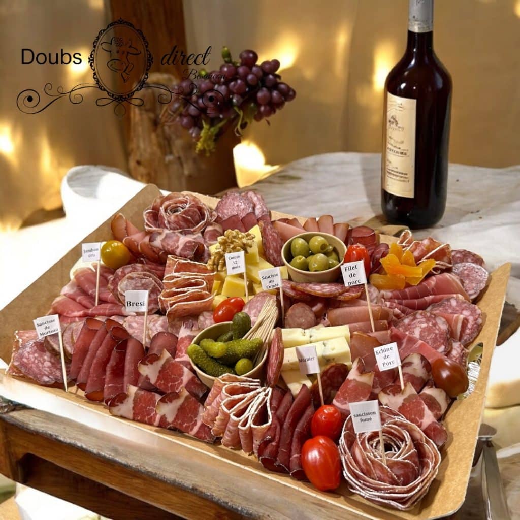 Plateau pour les amateurs de charcuteries locales
