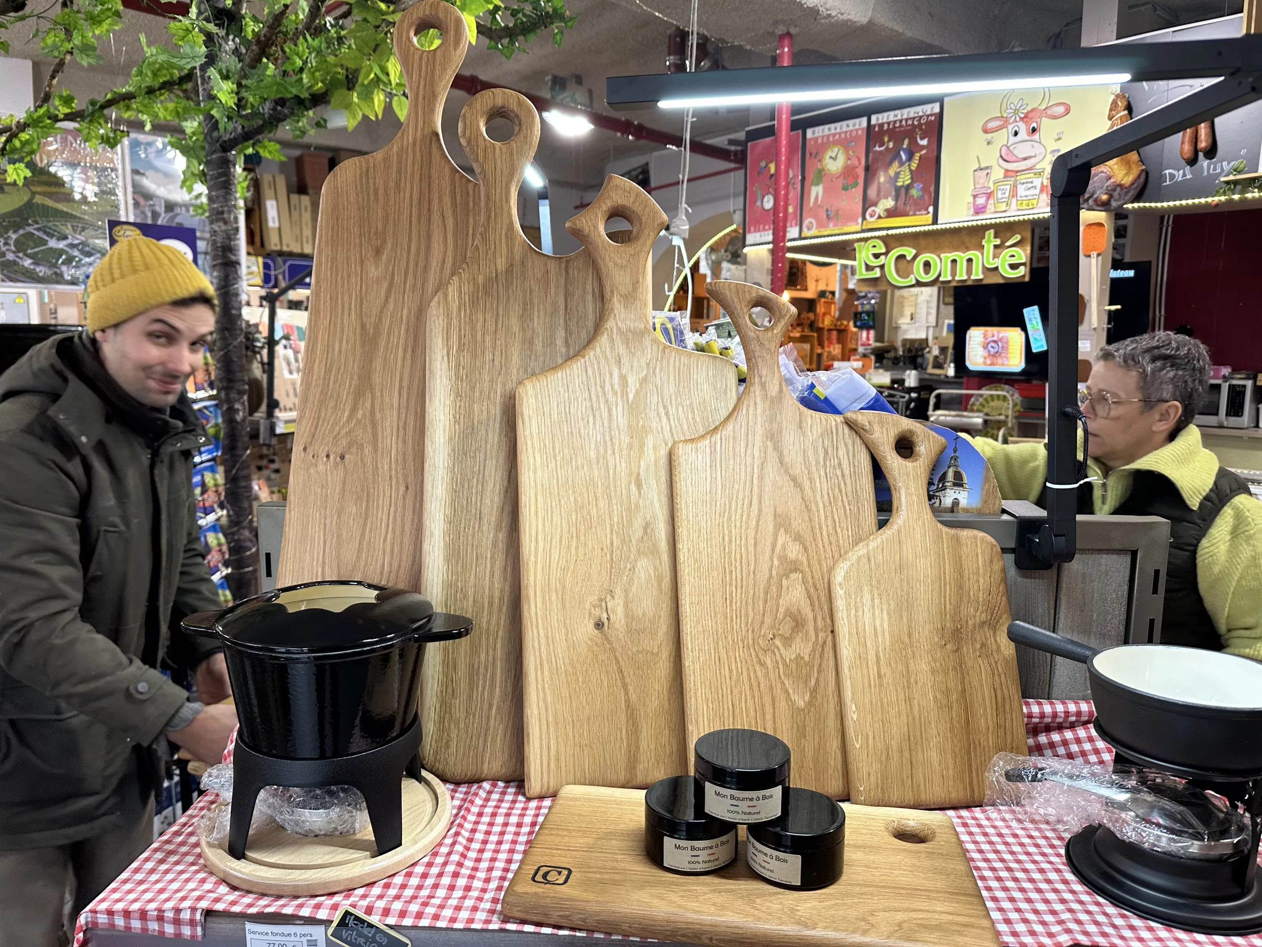 cadeau de noel une planche grande local