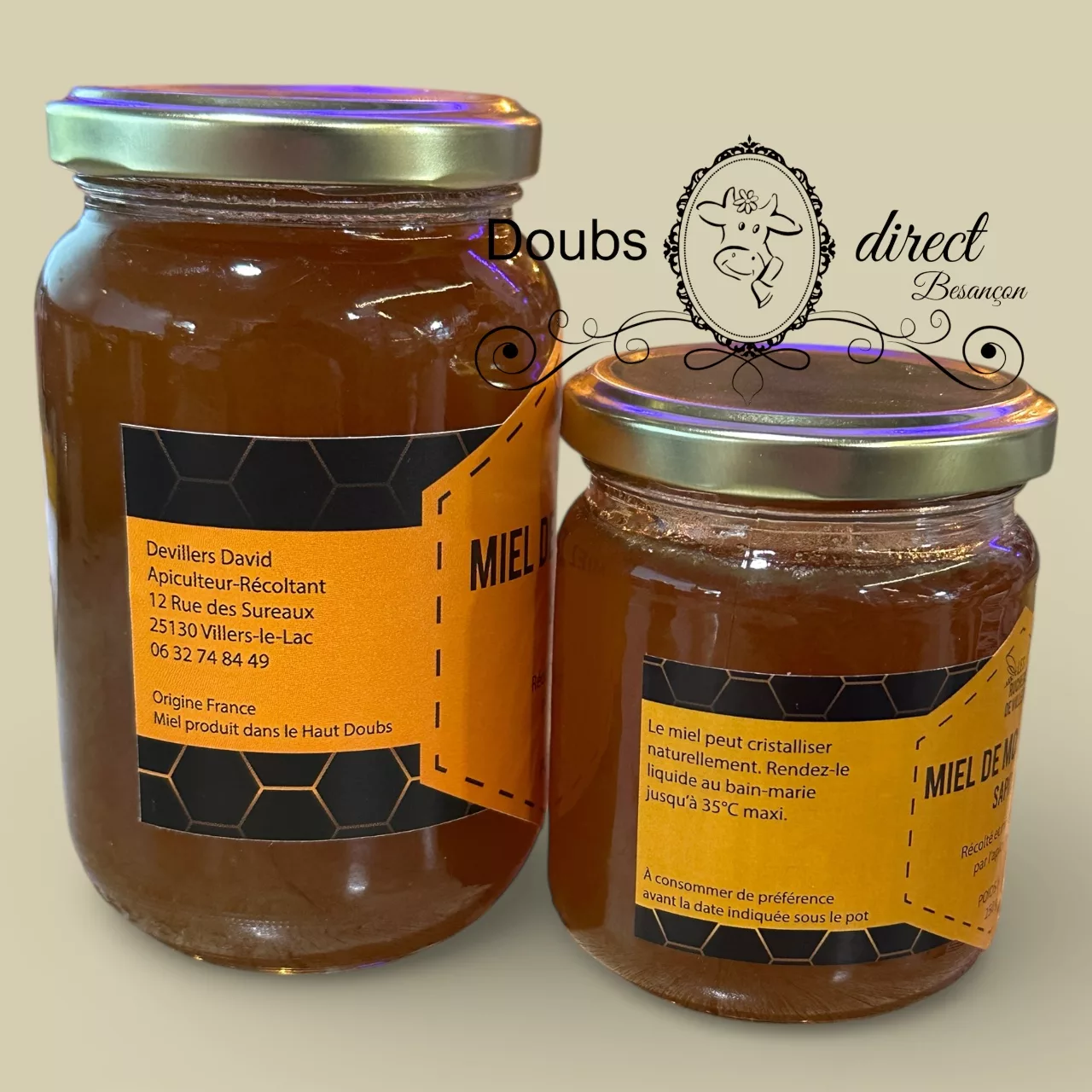 miel de sapin Franche Comté 500g