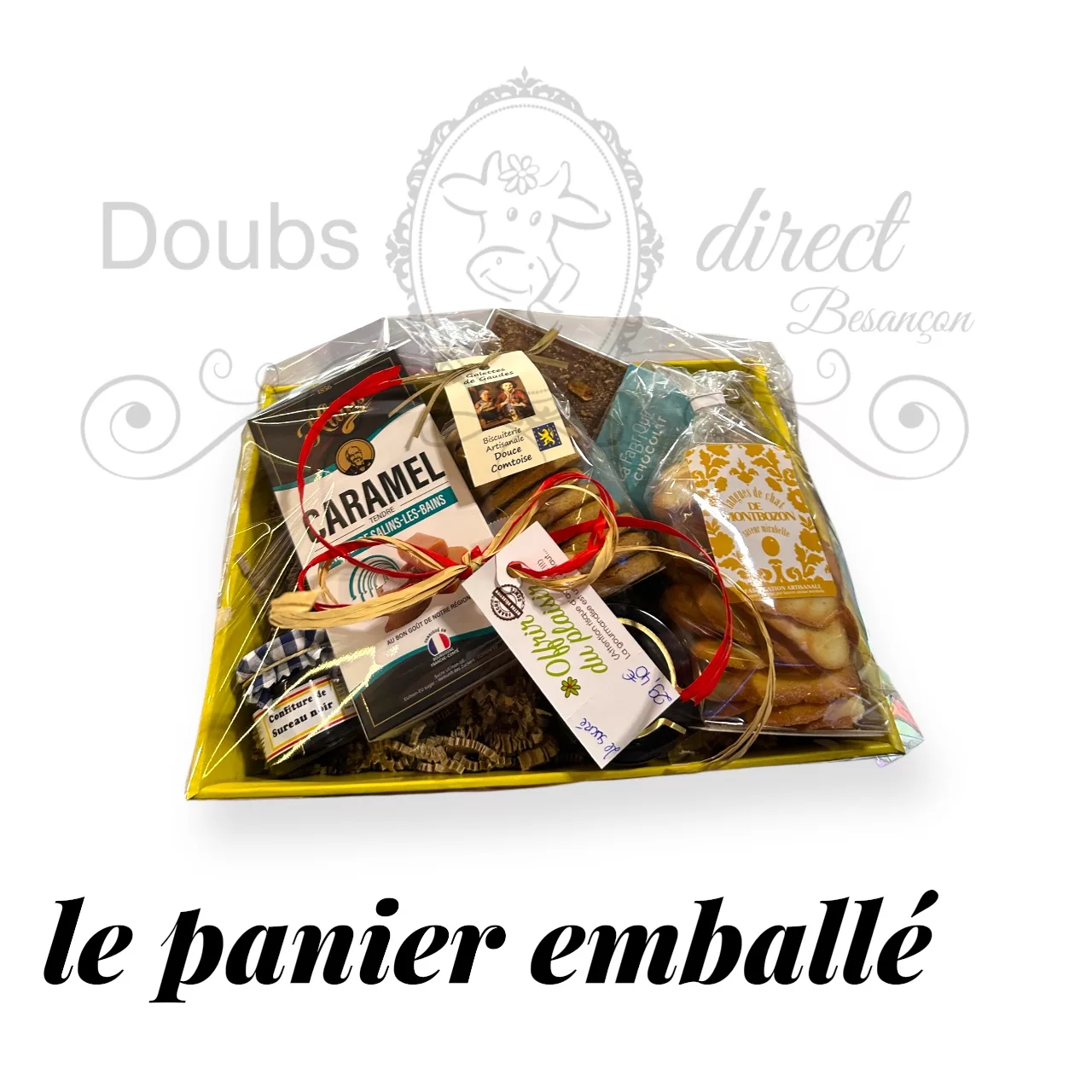 Panier assortiment de produits de Franche Comté