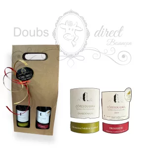Coffret 2 Bouteilles vin du Jura