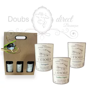 Coffret 3 Bouteilles vin du Jura