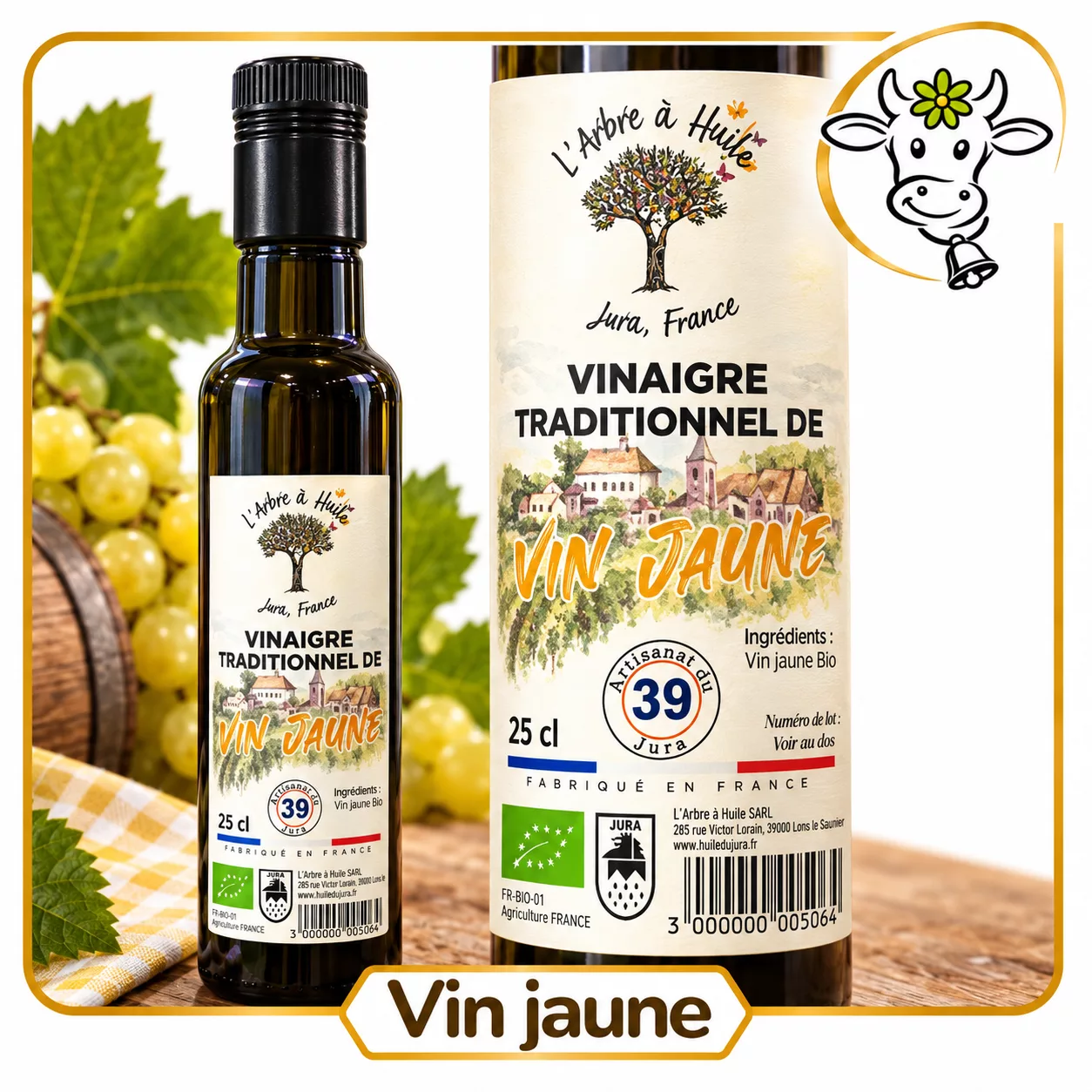 Vinaigre de Vin Jaune bio