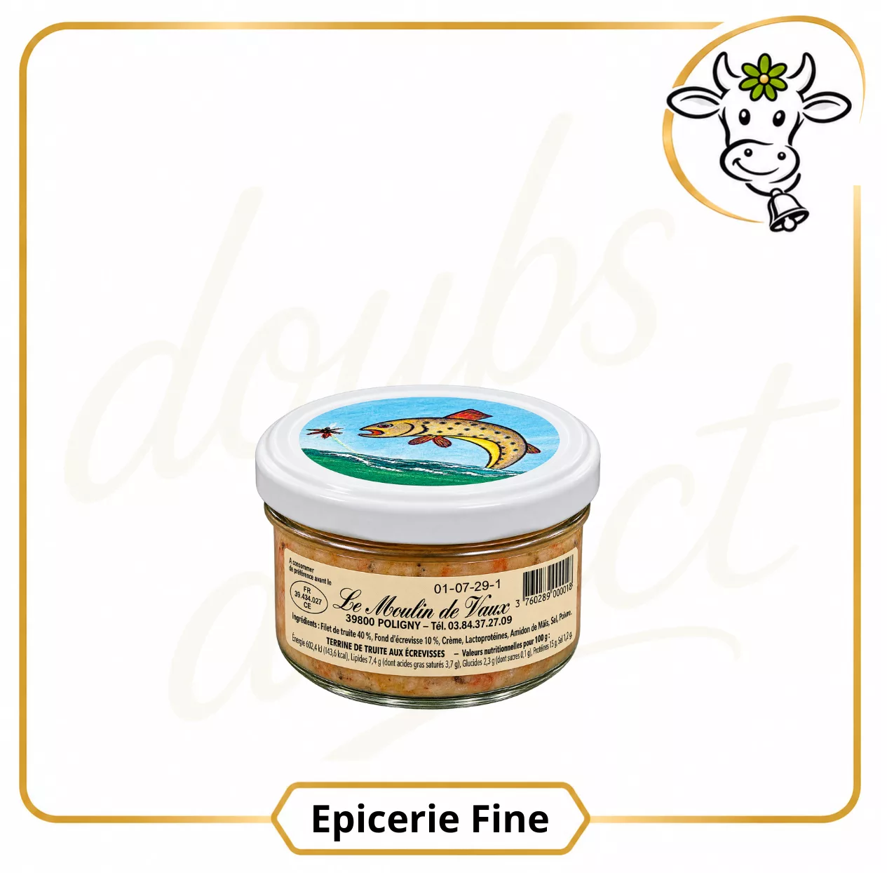 Terrine de truite aux écrevisses